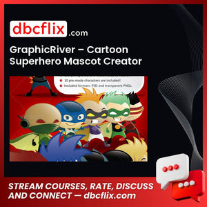 GraphicRiver – Cartoon Superhero Mascot Creator free downoad, dbcflix, dbcflix.com, storedbc.com, downloadbusinesscourse, mega, google drive