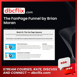 The FanPage Funnel by Brian Moran free downoad, dbcflix, dbcflix.com, storedbc.com, downloadbusinesscourse, mega, google drive