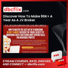 Discover How To Make 96K+ A Year As A JV Broker free downoad, dbcflix, dbcflix.com, storedbc.com, downloadbusinesscourse, mega, google drive