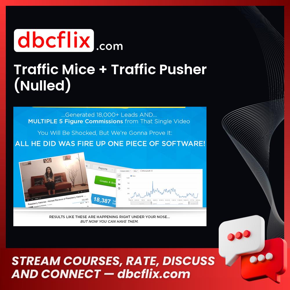Traffic Mice + Traffic Pusher (Nulled) free downoad, dbcflix, dbcflix.com, storedbc.com, downloadbusinesscourse, mega, google drive