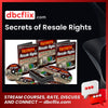 Secrets of Resale Rights free downoad, dbcflix, dbcflix.com, storedbc.com, downloadbusinesscourse, mega, google drive
