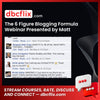 The 6 Figure Blogging Formula Webinar Presented by Matt Wolfe and Bradley Will You are here: HomePortfolio – $95 free downoad, dbcflix, dbcflix.com, storedbc.com, downloadbusinesscourse, mega, google drive