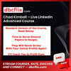 Chad Kimball – Live Linkedin Advanced Course free downoad, dbcflix, dbcflix.com, storedbc.com, downloadbusinesscourse, mega, google drive