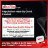 Reputation Hack By Chad Kimball free downoad, dbcflix, dbcflix.com, storedbc.com, downloadbusinesscourse, mega, google drive