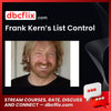 Frank Kern’s List Control free downoad, dbcflix, dbcflix.com, storedbc.com, downloadbusinesscourse, mega, google drive
