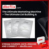 The Ultimate Marketing Machine – The Ultimate List Building & Conversion System free downoad, dbcflix, dbcflix.com, storedbc.com, downloadbusinesscourse, mega, google drive