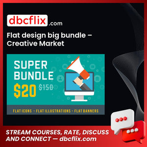 Flat design big bundle – Creative Market free downoad, dbcflix, dbcflix.com, storedbc.com, downloadbusinesscourse, mega, google drive
