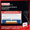 IPro Academy (First 3 Webinars) free downoad, dbcflix, dbcflix.com, storedbc.com, downloadbusinesscourse, mega, google drive