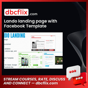 Lando landing page with Facebook Template free downoad, dbcflix, dbcflix.com, storedbc.com, downloadbusinesscourse, mega, google drive