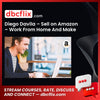 Diego Davila – Sell on Amazon – Work From Home And Make Money Online FBA free downoad, dbcflix, dbcflix.com, storedbc.com, downloadbusinesscourse, mega, google drive