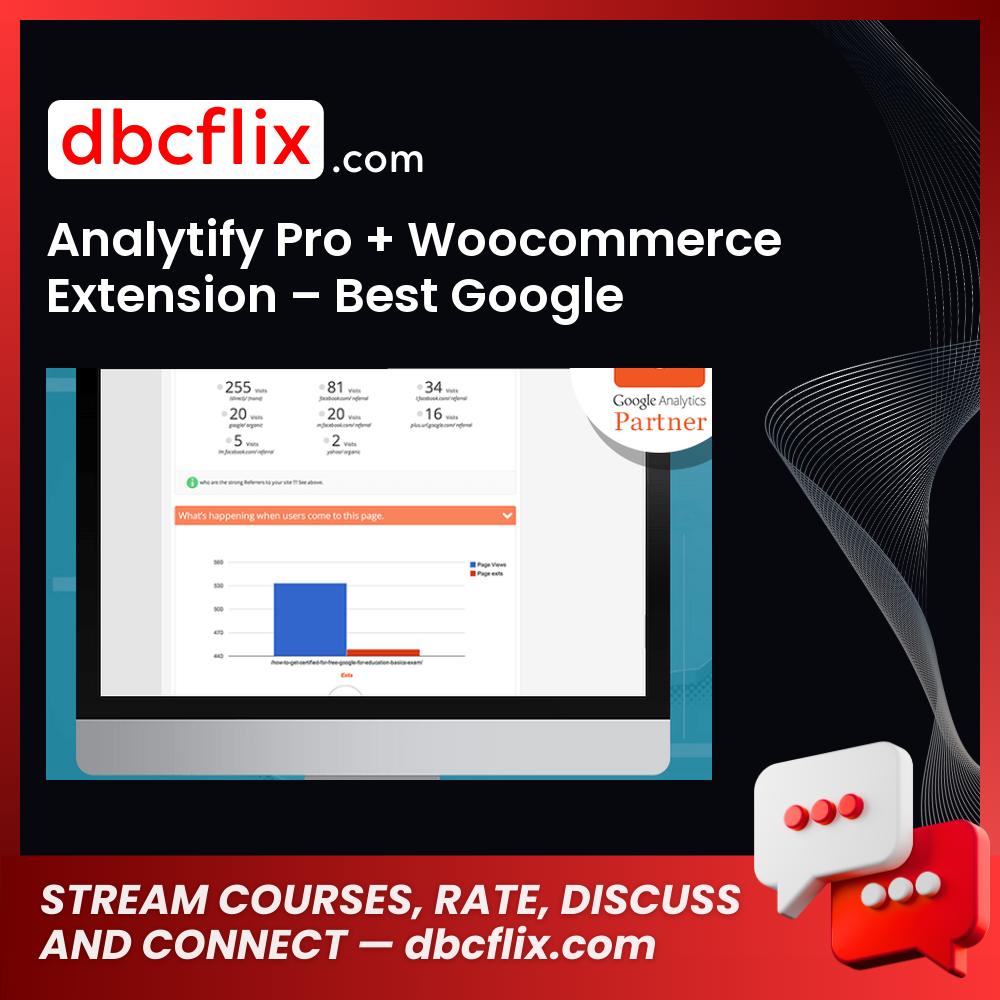 Analytify Pro + Woocommerce Extension – Best Google Analytic Dashboard – $29 free downoad, dbcflix, dbcflix.com, storedbc.com, downloadbusinesscourse, mega, google drive