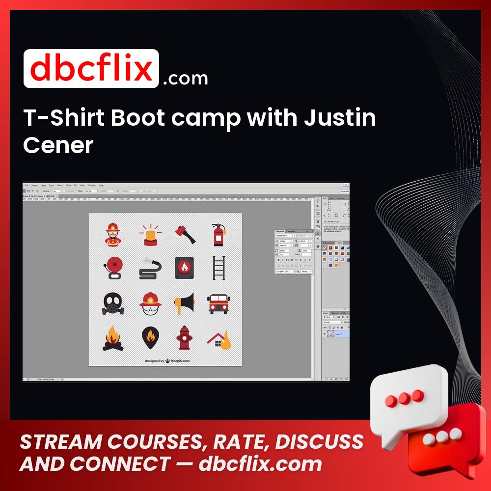 T-Shirt Boot camp with Justin Cener free downoad, dbcflix, dbcflix.com, storedbc.com, downloadbusinesscourse, mega, google drive