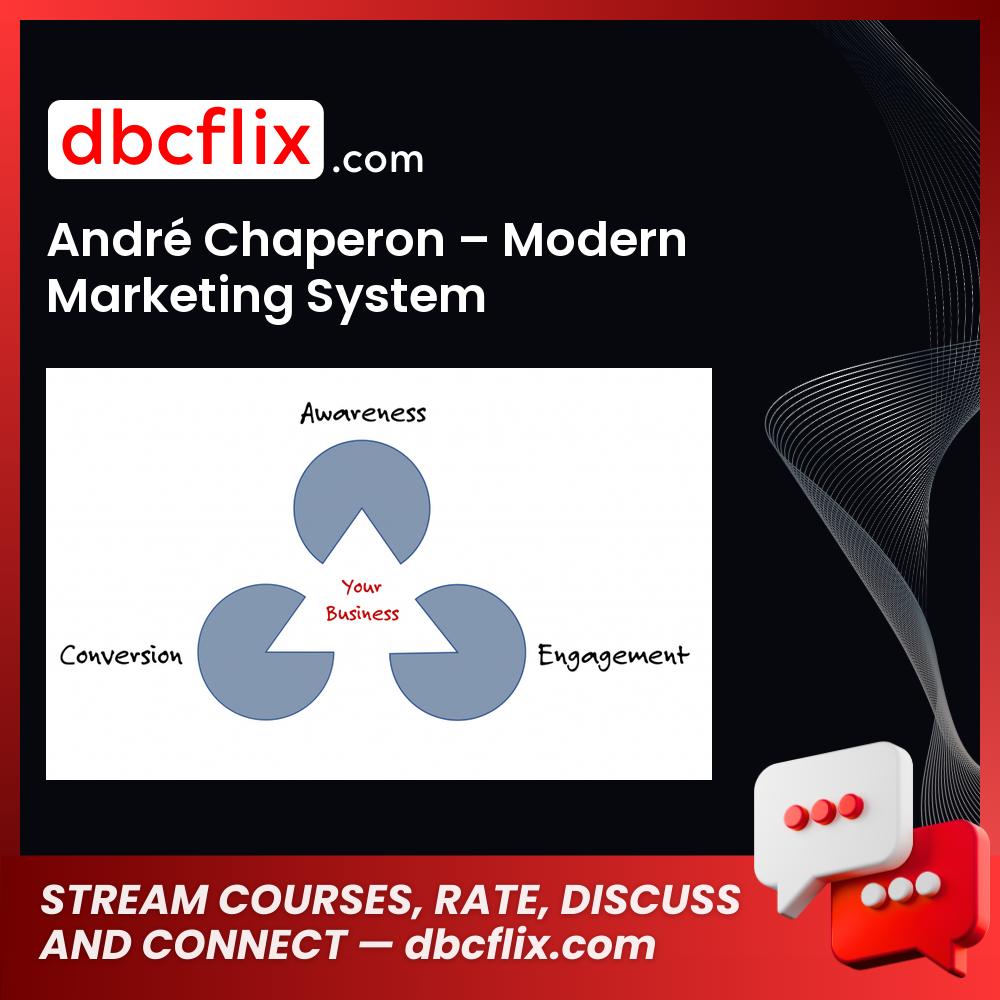 André Chaperon – Modern Marketing System free downoad, dbcflix, dbcflix.com, storedbc.com, downloadbusinesscourse, mega, google drive