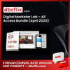 Digital Marketer Lab – All Access Bundle (April 2020) free downoad, dbcflix, dbcflix.com, storedbc.com, downloadbusinesscourse, mega, google drive
