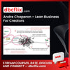 Andre, Andre Chaperon Lean Business For Creators free download, Business, Chaperon, Creators, download, for, free, Lean