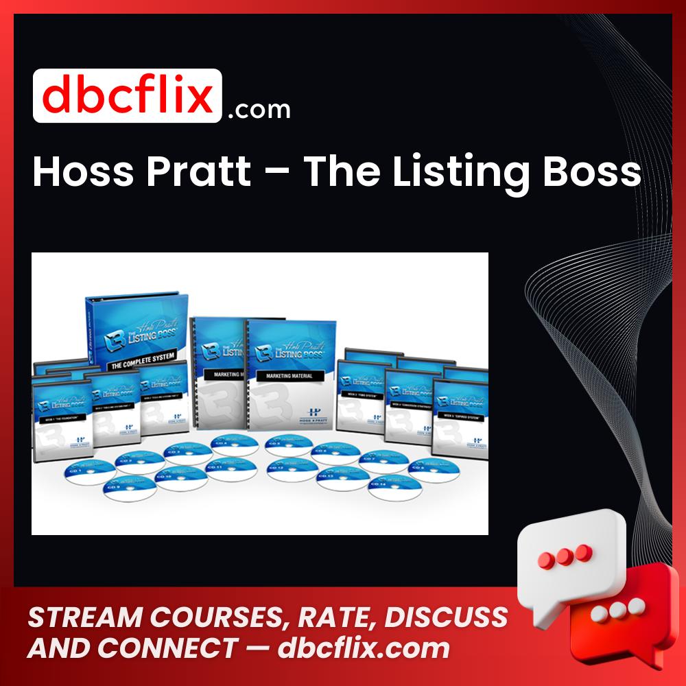 Hoss Pratt The Listing Boss FREE DOWNLOAD