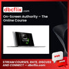 On-Screen Authority – The Online Course free downoad, dbcflix, dbcflix.com, storedbc.com, downloadbusinesscourse, mega, google drive