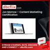 Jon Morrow – Content Marketing Certification free downoad, dbcflix, dbcflix.com, storedbc.com, downloadbusinesscourse, mega, google drive