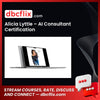 Alicia Lyttle – AI Consultant Certification free downoad, dbcflix, dbcflix.com, storedbc.com, downloadbusinesscourse, mega, google drive