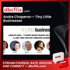 Andre Chaperon Tiny Little Businesses FREE DOWNLOAD