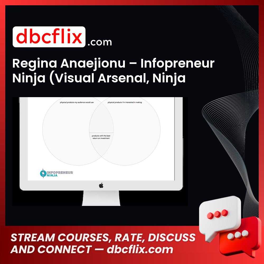 Regina Anaejionu Infopreneur Ninja Visual Arsenal Ninja Sales School FREE DOWNLOAD